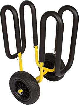 Suspenz Single-Up SUP Cart with Airless Wheels, Yellow (22-9911)