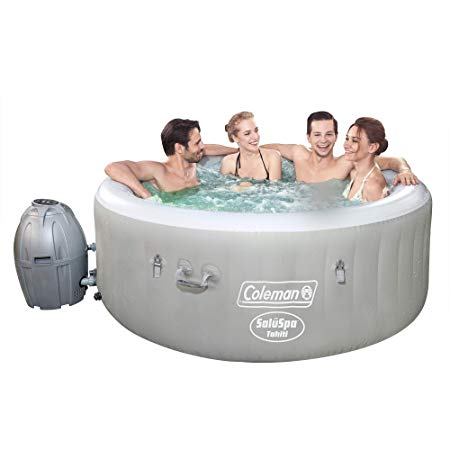 Coleman Saluspa 71" x 26" Tahiti Airjet Hot Tub Spa (Gray)