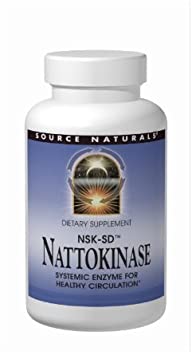 SOURCE NATURALS Nattokinase NSK-SD 33 Mg Soft Gel, 90 Count