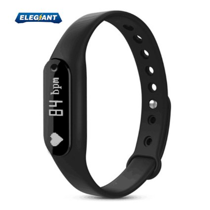 Fitness Tracker, ELEGIANT Smart Bracelet Wireless Activity Wristband Sports Watch Bluetooth For Android IOS With Steps Tracking Calories Burned Sleep Monitor Heart Rate etc. Blue-NEW