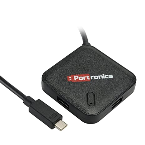 Portronics POR 696 Mport 34 M USB3.0 Hub with Type-C Cable