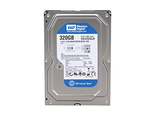 WD Blue 320 GB Desktop Hard Drive: 3.5 Inch, 7200 RPM, PATA, 8 MB Cache - WD3200AAJB