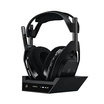 Logitech G Astro A50 X LIGHTSPEED Wireless Gaming Headset   Base Station, PRO-G GRAPHENE, PLAYSYNC Across Xbox Series X|S   PS5   PC/Mac, Bluetooth, HDMI 2.1 Passthru - Black