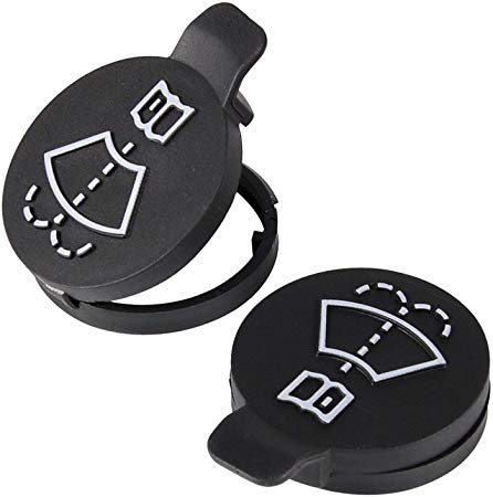BingSnow 2 Pcs Windshield Wiper Washer Fluid Reservoir Tank Bottle Caps for Chevrolet Buick and GMC, Replacement OEM: 13227300