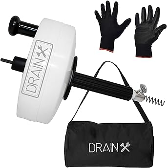 DrainX Heavy Duty Metal Drain Auger