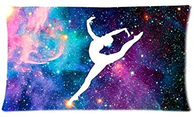 Gymnastic Galaxy Pillowcase 20x36 (one side) Custom Rectangle Pillow Cover Cases