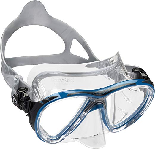 Cressi Adult high-end Scuba Diving mask Made in The Revolutionary Crystal Silicone | Big Eyes Evolution Crystal Made in Italy