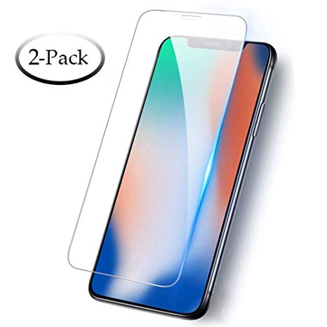 [3-Pack] Screen Protector Compatible for iPhone XR, 9H Hardness, Anti-Fingerprint, Case Friendly, Advanced HD Clear, Premium Tempered Glass for iPhone XR[6.1 Inch]