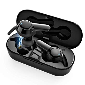 Wireless Earbuds, UTRAI Sport True Wireless 3D Stereo Bluetooth 5.0 Earphones TWS Noise Cancelling Headphones in-Ear Headset with Deep Bass, Touch Control, 26H Cyclic Playtime, Built-in Mic (AirOn 2)