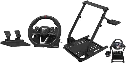 HORI Racing Wheel Apex for Playstation 5, PlayStation 4 and PC - Officially Licensed by Sony - Compatible with Gran Turismo 7 & VEVOR G29 G920 Racing Steering Wheel Stand,fit for Logitech G27/G25/G29