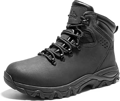 NORTIV 8 Mens Hiking Winter Snow Insulated Waterproof Outdoor Boots