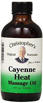 Dr Christopher's Formula Cayenne Heat Massage Oil, 4 Fluid Ounce