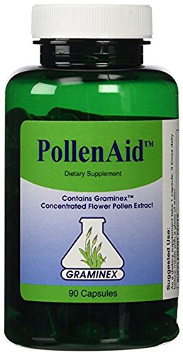 PollenAid, 90 Capsules by Graminex | Best Natural Formula for Prostate Care, Urinary Frequency, Overactive Bladder