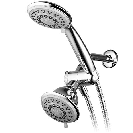 PowerSpa 30-setting G-Style Gray-Face Shower-Head Combo