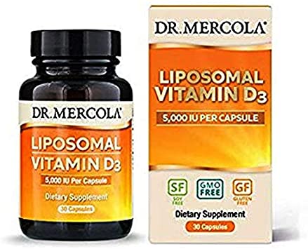 Dr Mercola Liposomal Vitamin D, 1000 IU, 30 Capsules