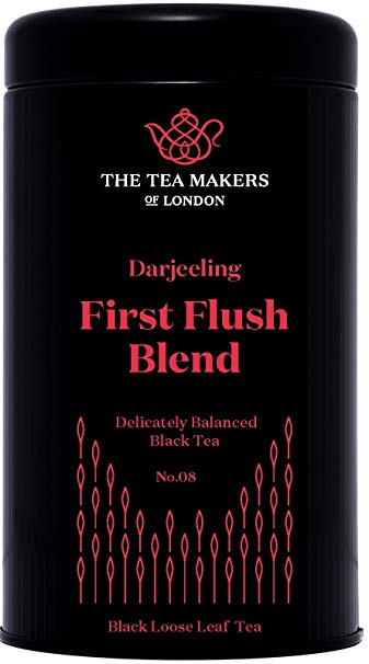 The Tea Makers of London First Flush Darjeeling Black Loose Leaf Tea 125 g Caddy