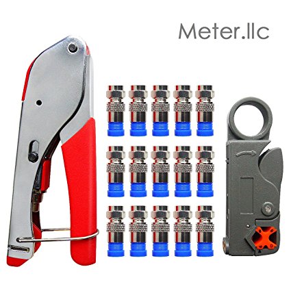 Wire Crimper, Waterproof Connectors Crimping Tool For 4, 6, 8 poles modular connector, Wire Cable Stripper