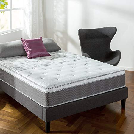 Zinus 12 Inch Performance Plus / Extra Firm Spring Mattress, Twin