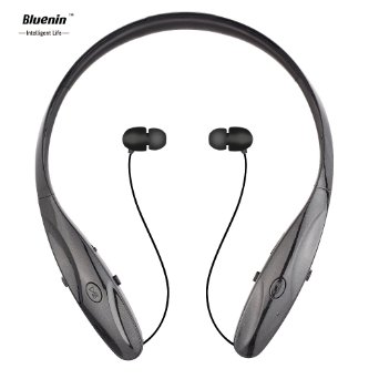 Bluetooth Headsets Hbs-950 Premium Music Sports Headphones Bluenin Wireless Bluetooth Hands-free Headsetsearphonesearbuds for Apple Iphonesamsungsonyipad and Other Bluetooth Device Black