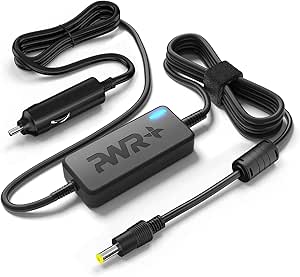 CAR Charger for Panasonic Toughpad G1 FZ-G1 FZ-G1A M1 FZ-M1 FZ-40 FZ-55 ToughBook FZ-G1AABAXLM FZ-G1AABAXRM FZ-G1AABAB1M FZ-G1AABGXLM 4K Tablet PC DC Auto Adapter UL Listed Power Cord Extra Long 10Ft