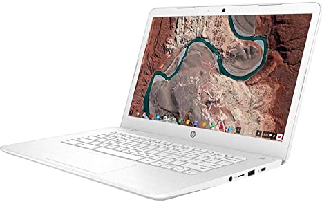 Hp 14 14" Chromebook Intel Celeron N3350 4GB Ram 32GB eMMC Snow White