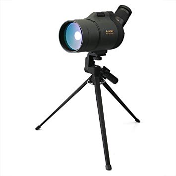SVBONY SV41 Spotting Scope Mak with Tripod Waterproof 25-75x70 Mini Compact for Shooting Birdwatching Travel for Both Terrestrial and Astronomical Use
