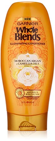 Garnier Whole Blends Illuminating Conditioner Moroccan Argan and Camellia Oils Extracts, 22 fl. oz.