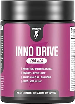 InnoSupps Inno Drive for Her: Promote Hormone Balance, Combat Hormonal Weight Gain, 60 Vegetarian Capsules