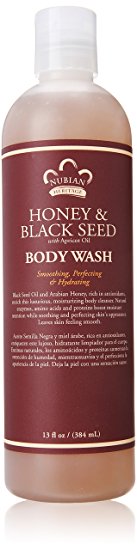 Nubian Heritage Body Wash, Honey and Black Seed, 13 Fluid Ounce
