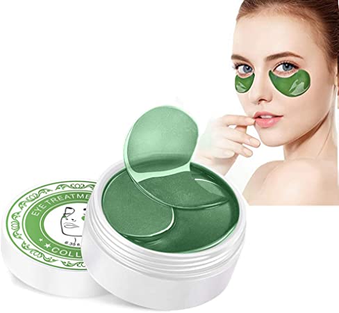 Under Eye Mask, Soogoo 60PCS Collagen Eye Gel Pads Patches Treatment with Anti-Aging Hyaluronic Acid for Moisturizing & Reducing Dark Circles Puffiness Wrinkles