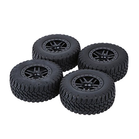 GoolRC 4Pcs/Set 1/10 Short Course Truck Tire Tyres for Traxxas HSP Tamiya HPI Kyosho RC Model Car