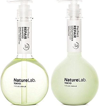 NatureLab. TOKYO Perfect Haircare Repair Shampoo and Conditioner- 11.5 oz each (Repair Shampoo & Conditioner Duo)