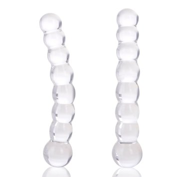 Utimi 7 Inch Glass Anal Beads