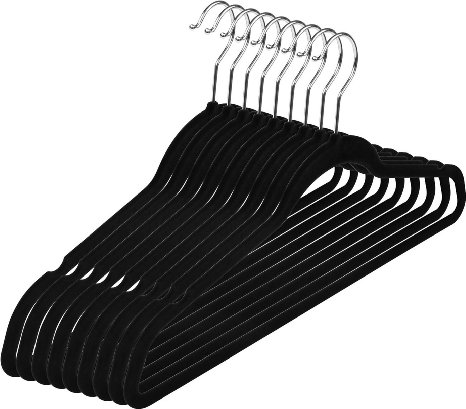 Premium Velvet Hangers (Pack of 50) Heavy Duty - Non Slip - Velvet Suit Hangers by Utopia Home