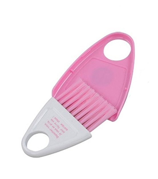 Arbor Home Plastic Handle Mini Broom And Dustpan Set Corner Cleaner For Office Home Kitchen Car Keyboard (S-Pink)