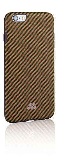 Evutec iPhone 6 Karbon SI Series Case, Evutec Military Standard Protective Lightweight Shell Protective for Apple iPhone 6 / 6S 4.7 Inch (Gold)
