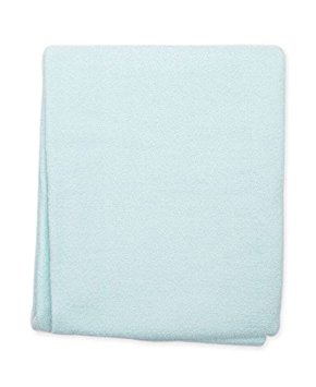 AQUIS 18 x 44 Inches Lisse Long Hair Towel - Light Blue