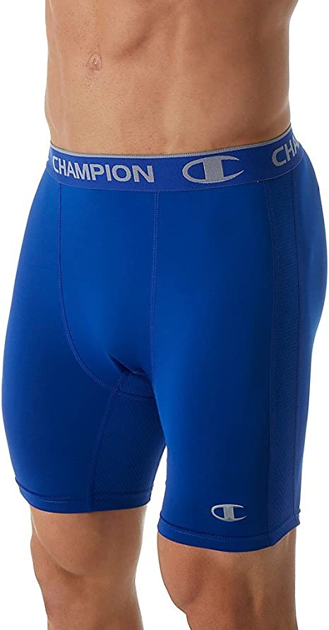 Champion Men's 6" Compression Short, C Logo