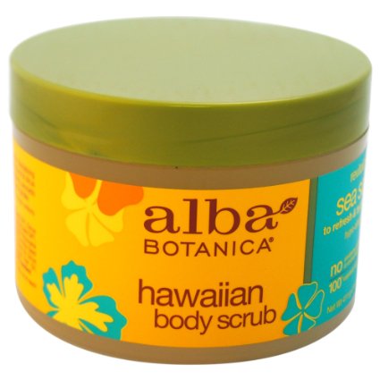 Alba Botanica Hawaiian, Sea Salt Body Scrub, 14.5 Ounce