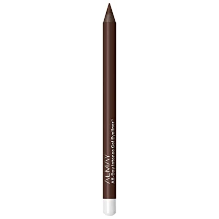 Almay AllDay Intense Gel Eyeliner Longlasting Waterproof FadeProof Creamy HighPerforming EasytoSharpen Liner Pencil 140 DEEP CHESTNUT, 0.045 Ounce