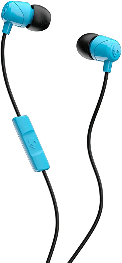 Skullcandy Jib Earbuds with Microphone, Blue (S2DUYK-628)