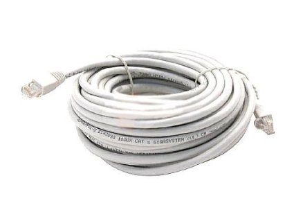 WHITE 100FT CAT6 CAT 6 RJ45 PATCH ETHERNET NETWORK INTERNET CABLE 100' FT