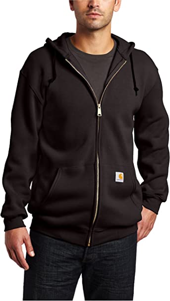 Carhartt mens Midweight Hooded Zip Front Sweatshirt