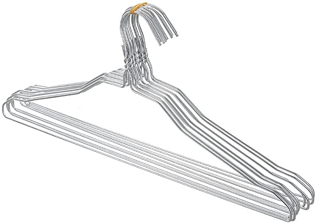 BriaUSA 50 Coat Hangers, Jacket Hangers Heavy Duty 11.5 Gauge Metal Gold Wire Hangers 18 Inch Clothes Hangers