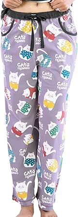 Lazy One Pajamas for Women, Cute Pajama Pants, Cat and Dog Pajamas for Women, Comfy Women's PJs