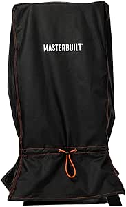 Masterbuilt® 30-inch Small Universal Cover, 25"x 25" x 40"Designed to Fit 30 inch Smoker Models with or Without Legs up to 750 Cooking Square Inches, Foldable Skirt, Black, Model # MB20080924