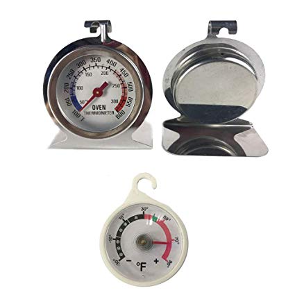 best oven thermometer baking thermometer (set of one oven thermometer, one fridge thermometer)