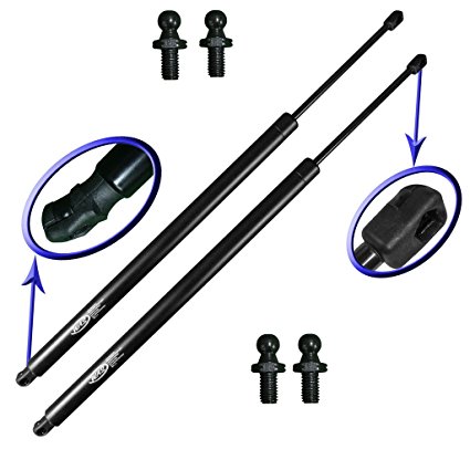 Two Rear Hatch Wagon Liftgate Gas Charged Lift Supports For 2001-2010 Crysler PT Cruiser Wagon. Left Or Right Side With 4 Upgraded Mounting Studs. WGS-160-2