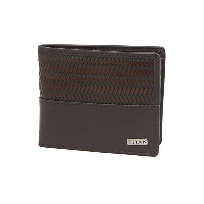 TITAN Leather Men's Wallet (Brown)