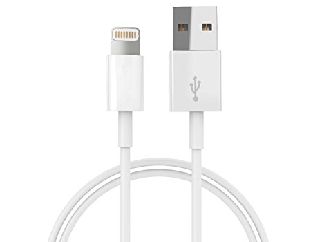 Lightning Cable, USB Charging and Syncing Cable with 8 Pin Lightning Port for iPhone 6s/6/6s plus/6 plus/5s/5/SE/5C, iPad Pro, iPad Air, iPad Mini, iPod(100cm)